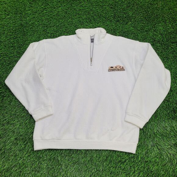 Vintage 2000 Bike Week Biker Sweatshirt Large 23x26 White - Picture 1 of 16